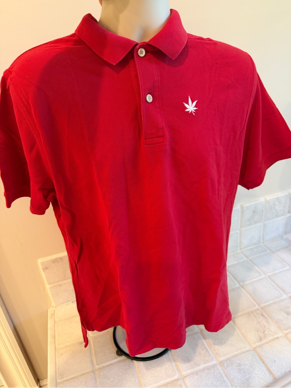BOAST red men’s polo